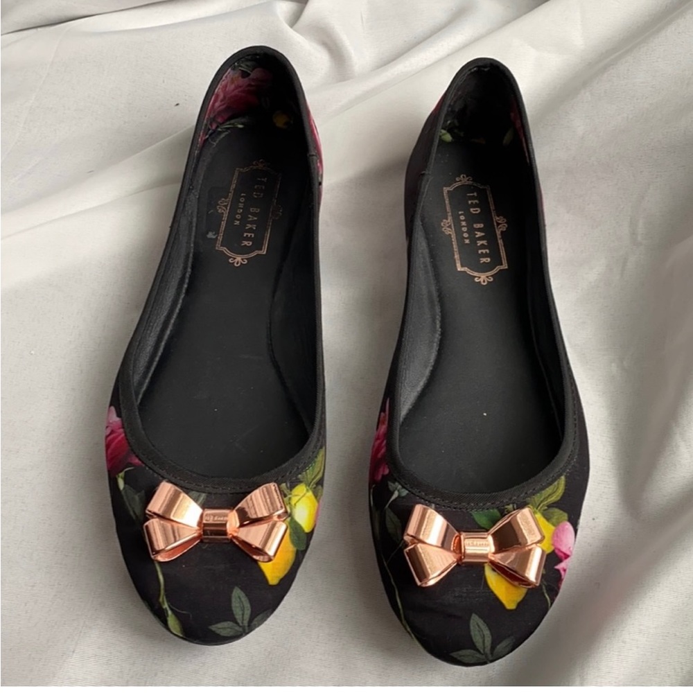 Ted Baker Floral Ballet Flats